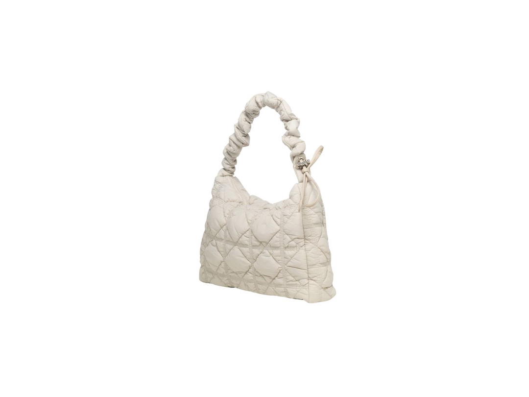Carlyn Carlyn Lane Bag In Nylon With Silver Hardware Spring Gray