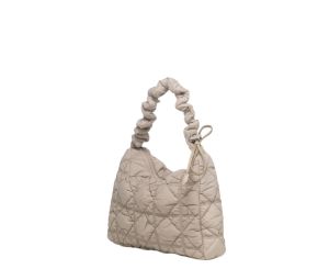 Buy Carlyn Lane Bag In Nylon With Silver Hardware Taupe at Sasom – Authentic and Ready to Ship