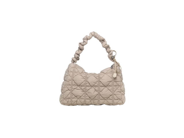 Carlyn Carlyn Lane Bag In Nylon With Silver Hardware Taupe - view 2