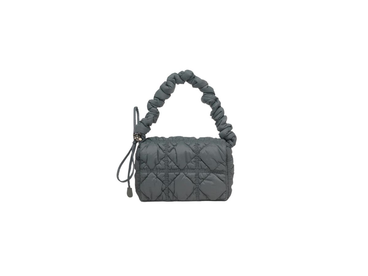 Carlyn Carlyn Luke Bag In Nylon With Silver Hardware Charcoal
