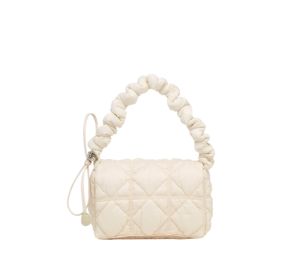 Buy Carlyn Luke Bag In Nylon With Silver Hardware Ivory at Sasom – Authentic and Ready to Ship