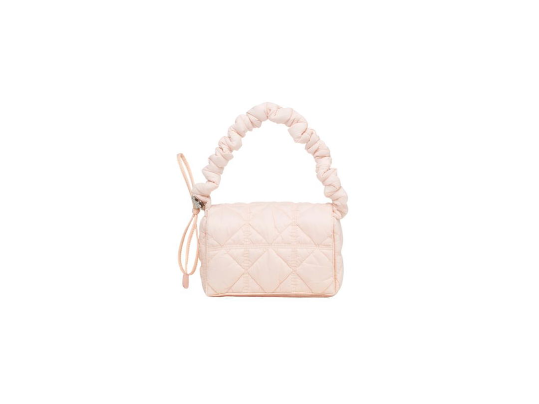 Carlyn Carlyn Luke Bag In Nylon With Silver Hardware Peach