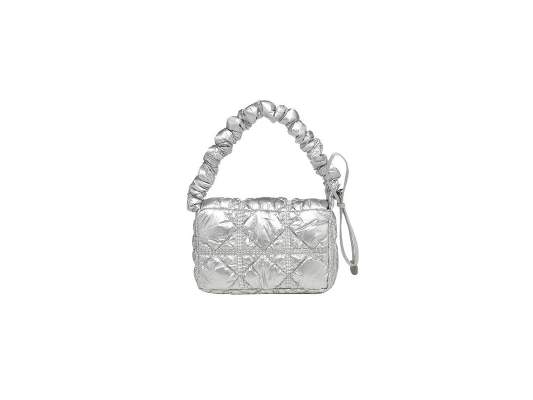 Carlyn Carlyn Luke Bag In Nylon With Silver Hardware Silver