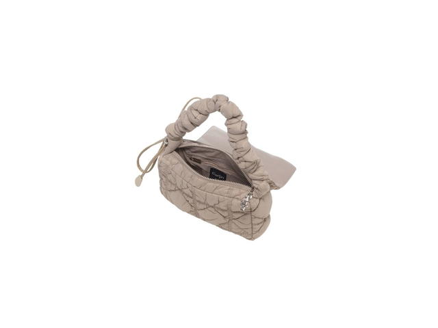 Carlyn Carlyn Luke Bag In Nylon With Silver Hardware Taupe - view 3