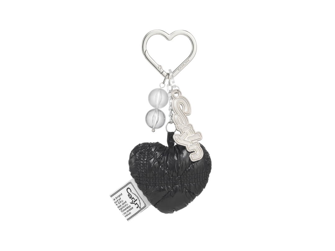Carlyn Carlyn My Heart Keyring Black