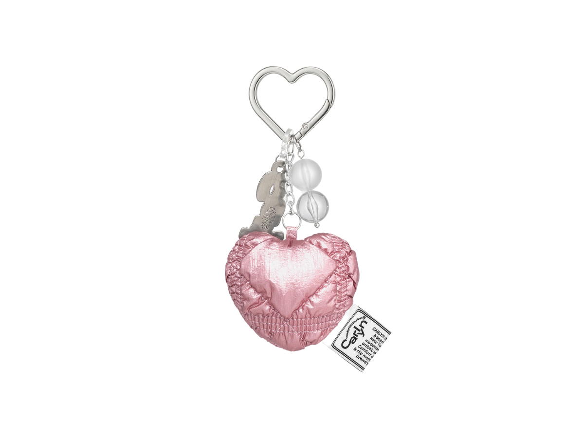 Carlyn Carlyn My Heart Keyring Rose Pink