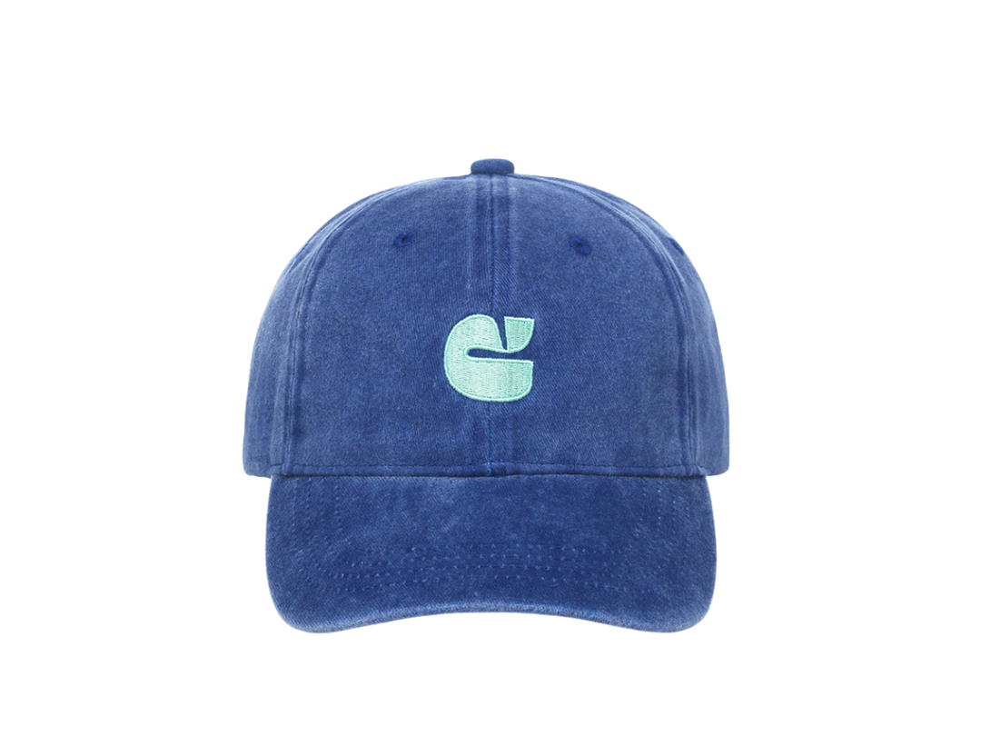 Carlyn Carlyn New Logo Washed Cap Blue