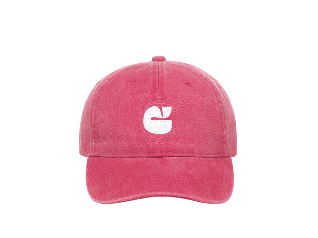 Carlyn Carlyn New Logo Washed Cap Red