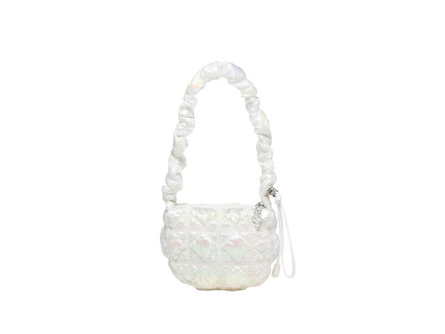 Carlyn Carlyn Poing Hologram In Nylon-PU With Silver Hardware Opal - view 1