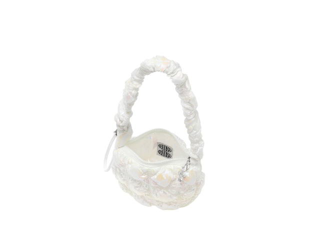 Carlyn Carlyn Poing Hologram In Nylon-PU With Silver Hardware Opal - view 3