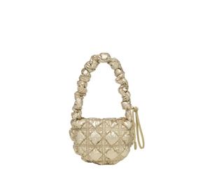Buy Carlyn Poing In Nylon-PU With Gold Hardware Gold at Sasom – Authentic and Ready to Ship