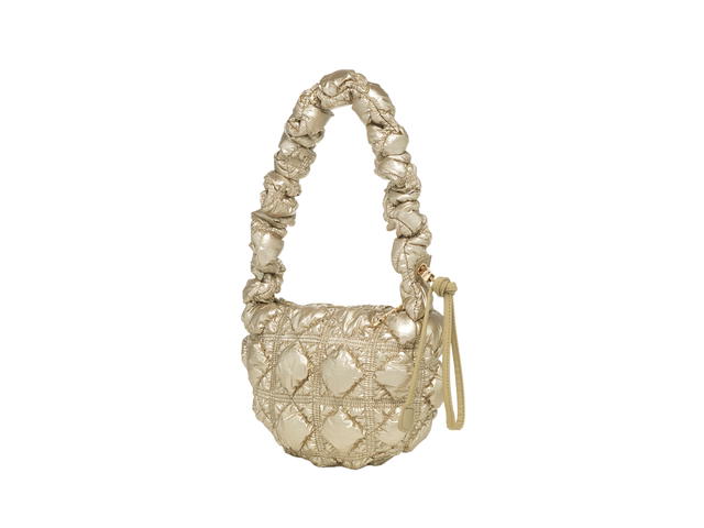 Carlyn Carlyn Poing In Nylon-PU With Gold Hardware Gold - view 2