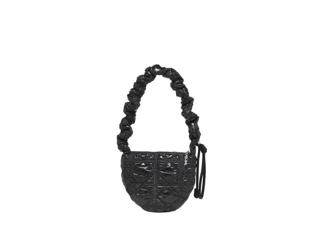 Carlyn Carlyn Poing In Nylon-PU With Silver Hardware Black - view 1