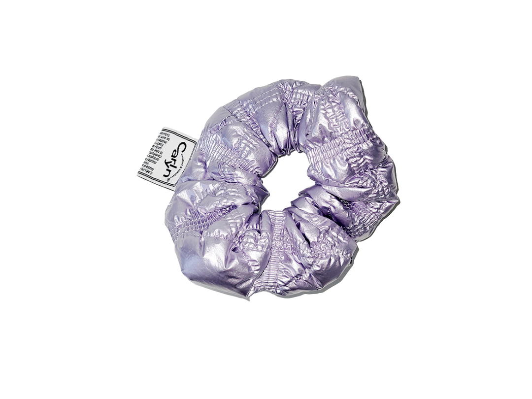 Carlyn Carlyn Poing Scrunchie In Nylon-PU Lavender