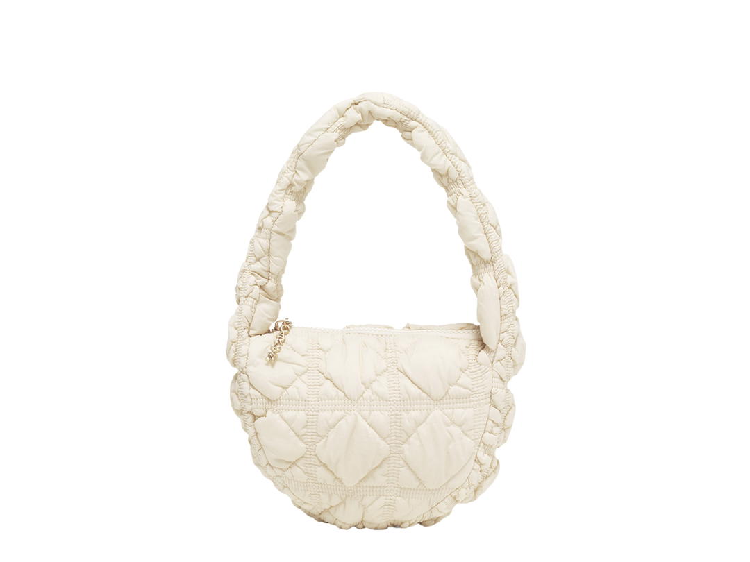 Carlyn Carlyn Quilted Soft Mini Bag Ivory
