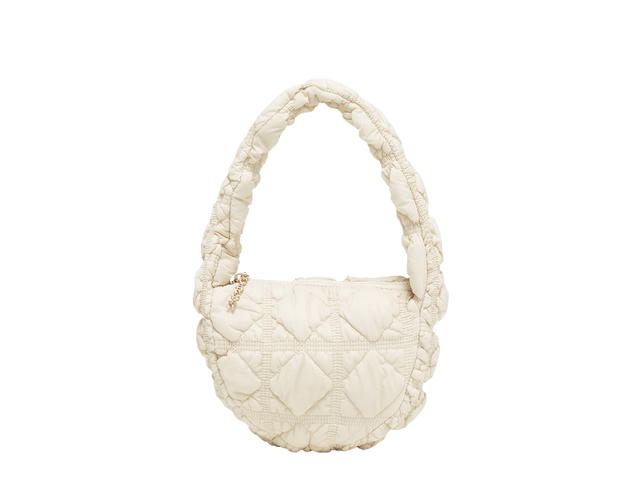 Carlyn Carlyn Quilted Soft Mini Bag Ivory - view 1
