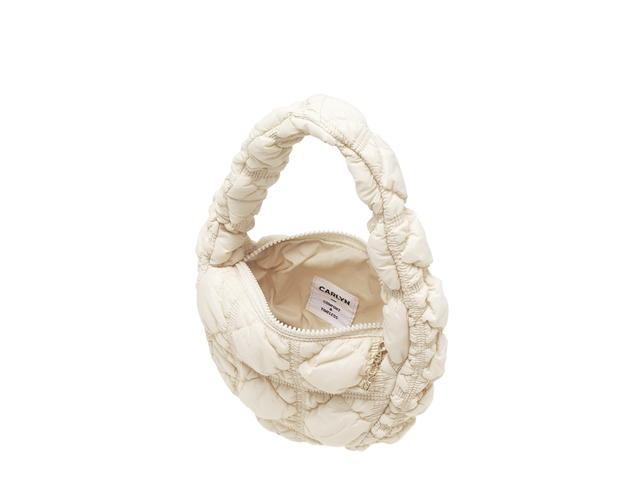 Carlyn Carlyn Quilted Soft Mini Bag Ivory - view 2