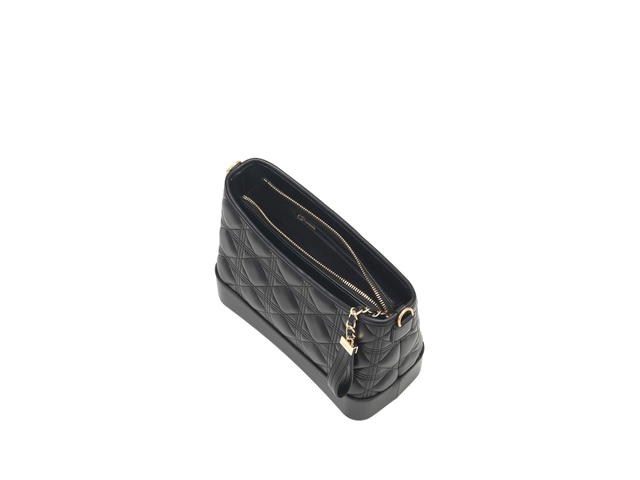 Carlyn Carlyn Reen In Microfiber Leather With Gold Hardware Black - view 3