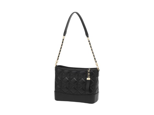 Carlyn Carlyn Reen In Microfiber Leather With Gold Hardware Black - view 4