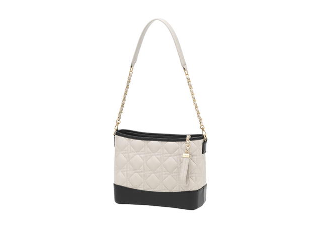 Carlyn Carlyn Reen In Microfiber Leather With Gold Hardware Light Beige - view 4