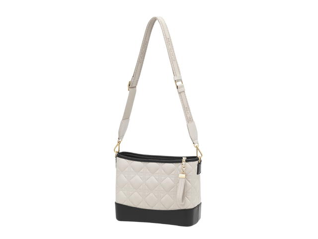Carlyn Carlyn Reen In Microfiber Leather With Gold Hardware Light Beige - view 5