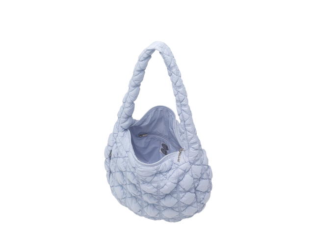 Carlyn Carlyn Soft L In Nylon With Gold Hardware Ash Blue - view 3