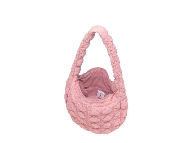 Carlyn Carlyn Soft L In Nylon With Gold Hardware Cream Pink - view 3