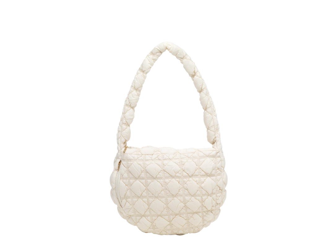 Carlyn Carlyn Soft L In Nylon With Gold Hardware Ivory