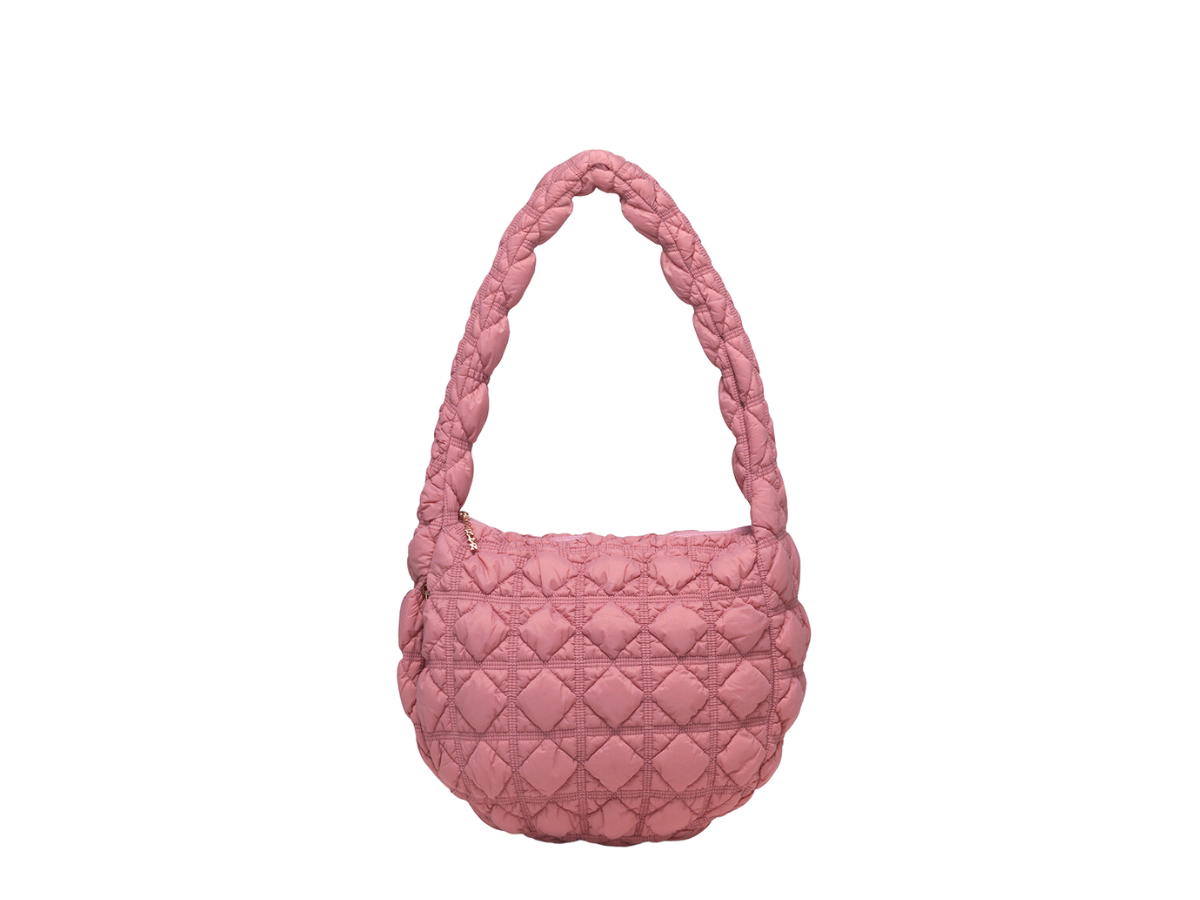 Carlyn Carlyn Soft L In Nylon With Gold Hardware Rose Pink