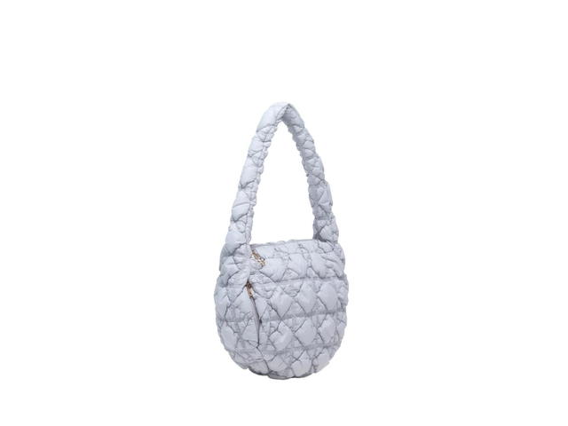 Carlyn Carlyn Soft M In Nylon With Gold Hardware Ash Blue - view 2