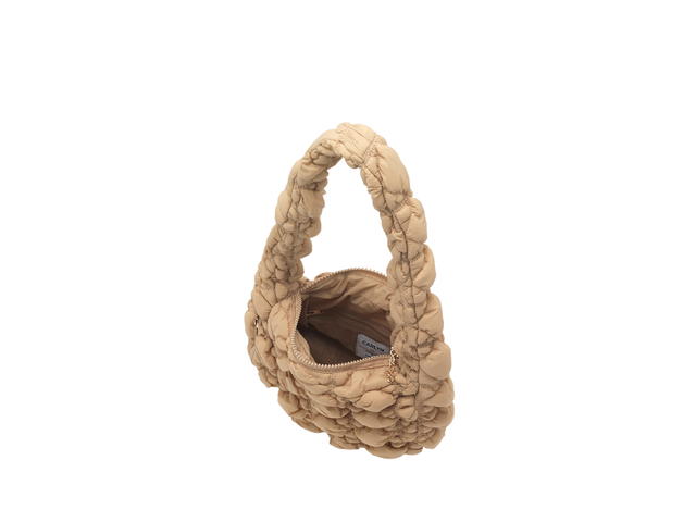 Carlyn Carlyn Soft M In Nylon With Gold Hardware Beige - view 3