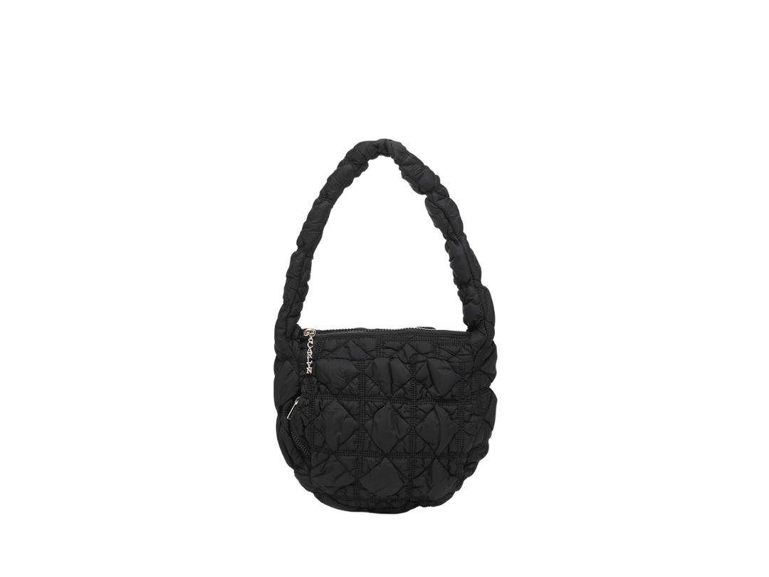 Carlyn Carlyn Soft M In Nylon With Gold Hardware Black