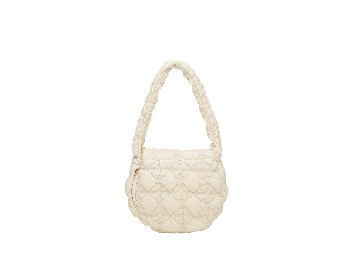 Carlyn Carlyn Soft M In Nylon With Gold Hardware Ivory