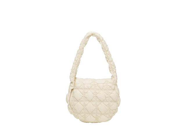 Carlyn Carlyn Soft M In Nylon With Gold Hardware Ivory - view 1