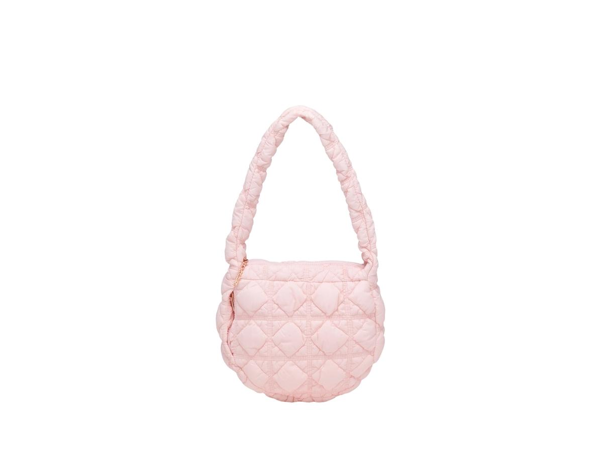 Carlyn Carlyn Soft M In Nylon With Gold Hardware Pink