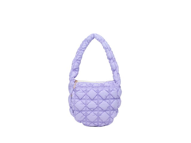 Carlyn Carlyn Soft M In Nylon With Gold Hardware Violet - view 1