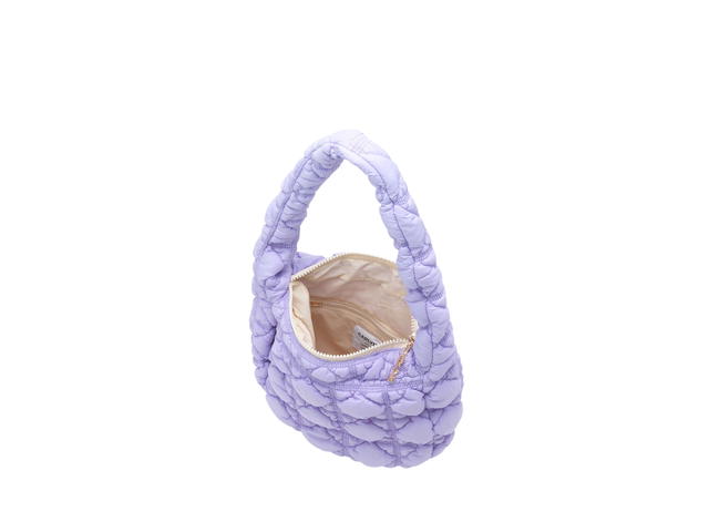 Carlyn Carlyn Soft M In Nylon With Gold Hardware Violet - view 3