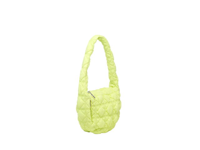 Carlyn Carlyn Soft M In Nylon With Silver Hardware Lime Neon - view 2