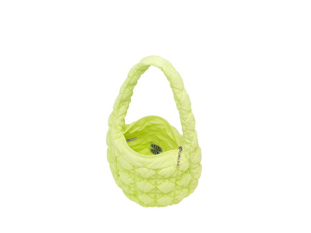 Carlyn Carlyn Soft M In Nylon With Silver Hardware Lime Neon - view 3