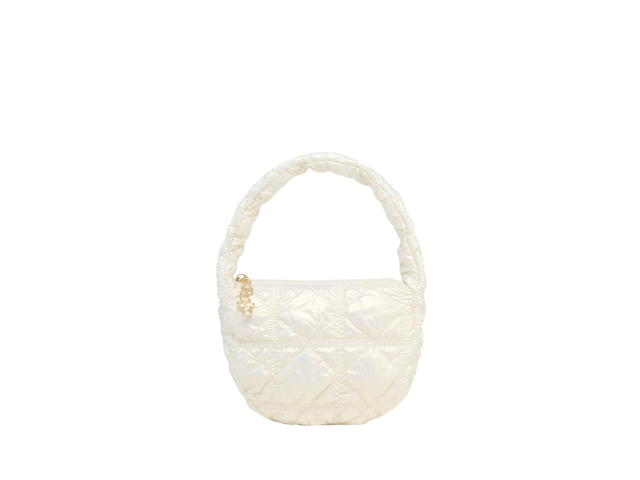Carlyn Carlyn Soft Mini Bag In Nylon-PU With Gold Hardware Glow Ivory (Thailand Exclusive) - view 1