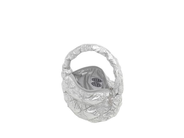 Carlyn Carlyn Soft Mini Bag In Nylon-PU With Silver Hardware Silver (Thailand Exclusive) - view 2
