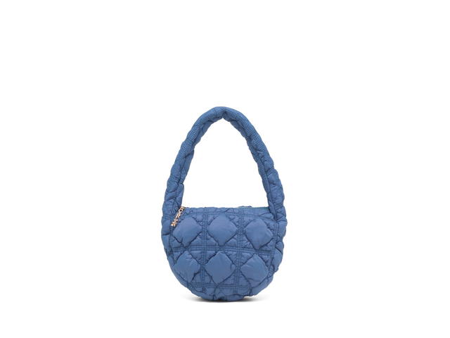 Carlyn Carlyn Soft Mini Bag In Nylon With Gold Hardware Denim Blue - view 1