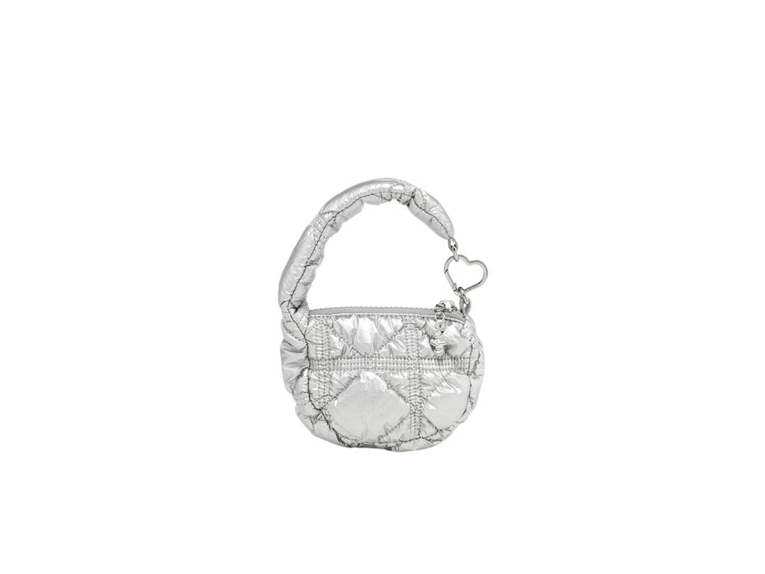 Carlyn Carlyn Soft Teeny Bag Charm Silver