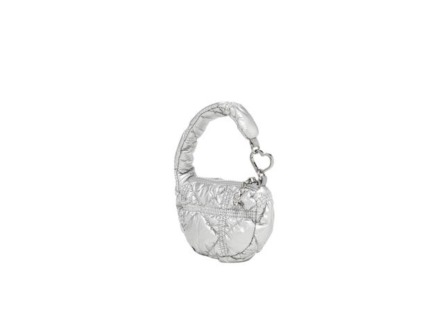 Carlyn Carlyn Soft Teeny Bag Charm Silver - view 2