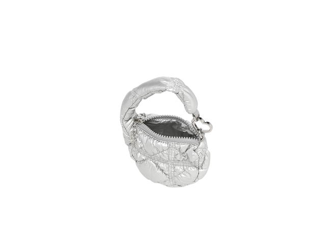Carlyn Carlyn Soft Teeny Bag Charm Silver - view 3