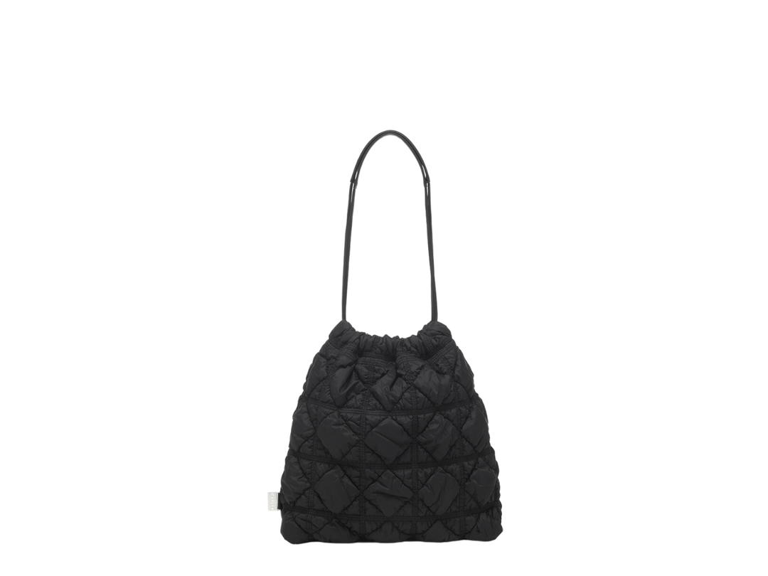 Carlyn Carlyn Twee Soft In Nylon-PU With Silver Hardware Black