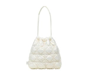 Buy Carlyn Twee Soft In Nylon-PU With Silver Hardware Ivory at Sasom – Authentic and Ready to Ship