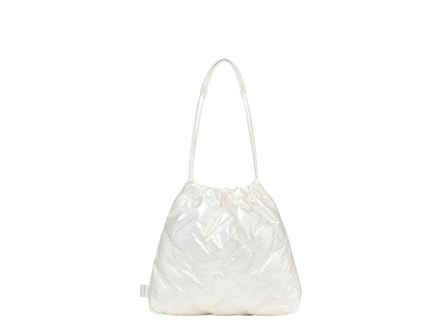 Carlyn Carlyn Twee M In Polyester-PU And DU-Cotton Pearl White - view 3
