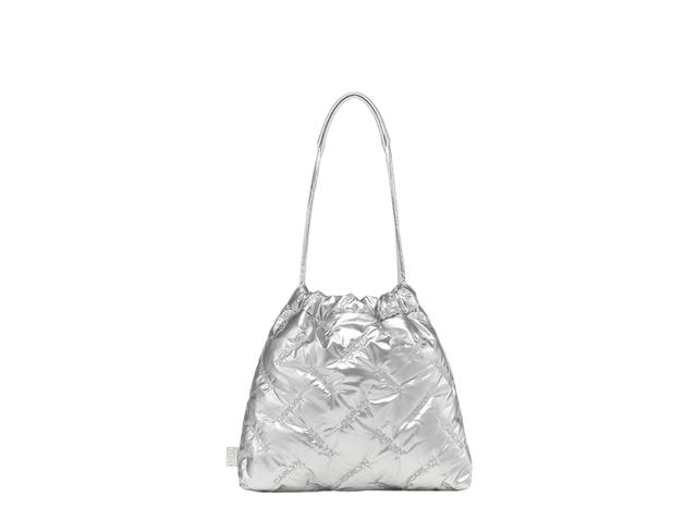 Carlyn Carlyn Twee M In Polyester-PU And DU-Cotton Silver - view 3