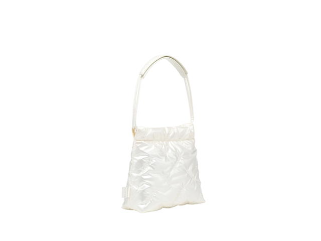 Carlyn Carlyn Twee Mini In Polyeste-PU Pearl White - view 2
